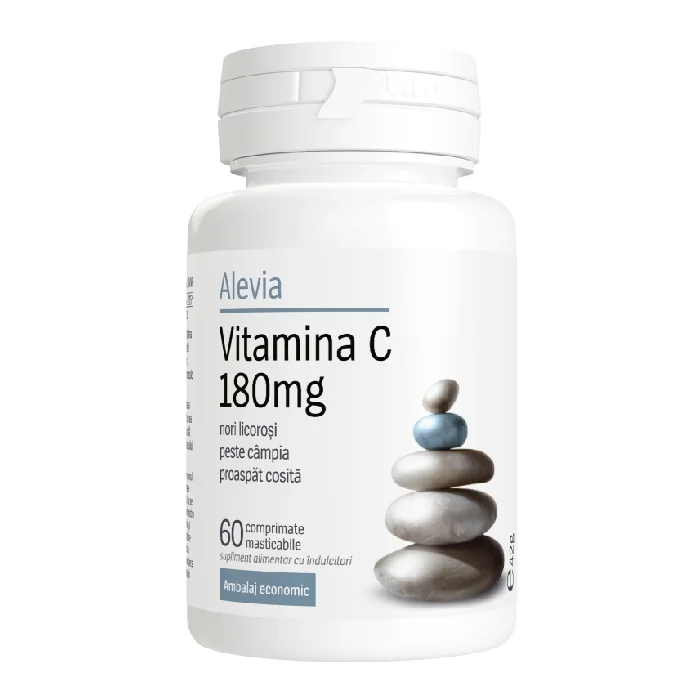 Vitamina C, 180 Mg, 60 Comprimat(e) Masticabile, Alevia
