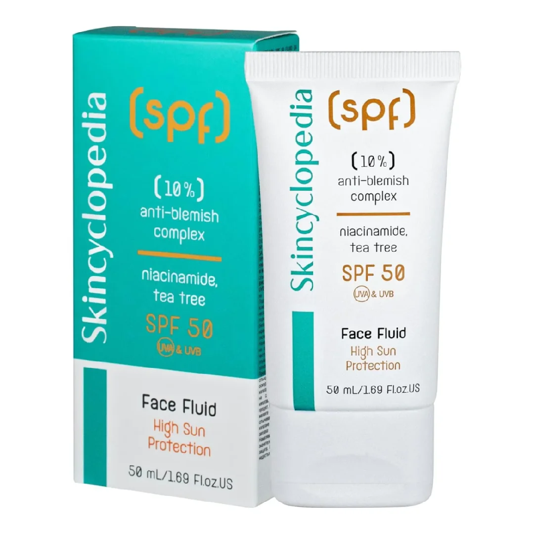 Crema De Fata Cu Spf50 Pentru Tenul Cu Imperfectiuni, 50 Ml, Skincyclopedia