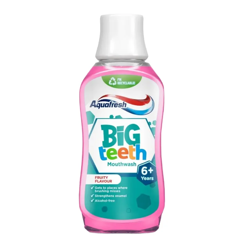 Apa De Gura Big Teeth Fruity Flavour, 300 Ml, Aquafresh