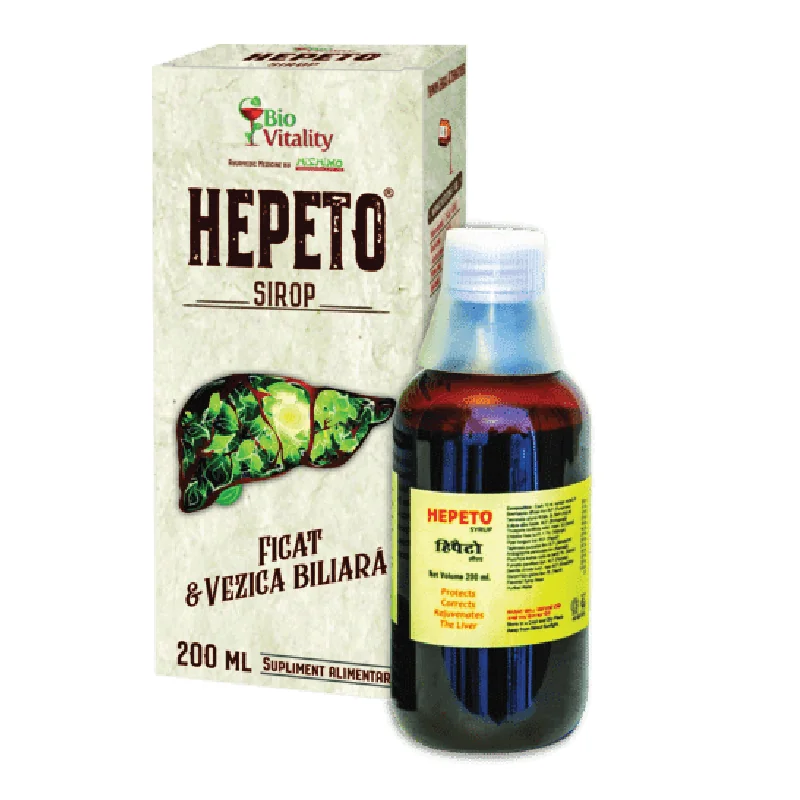 Sirop Hepeto, 200 Ml, Bio Vitality