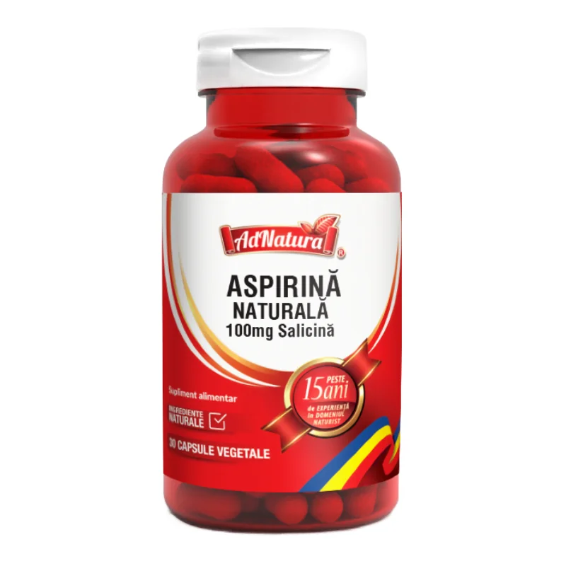 Aspirina Naturala, 60 Capsule, ADnatura