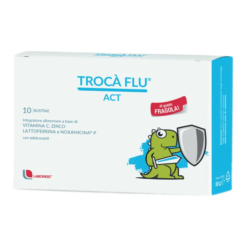 Troca Flu Act, 10 Plicuri, Laborest