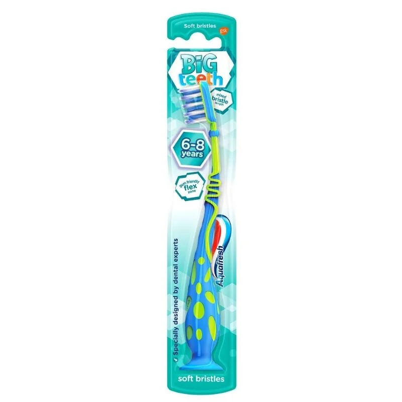Aquafresh Periuță Dinți Big Teeth, 6-8 Ani