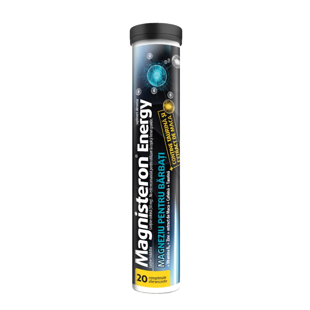 Magnisteron Energy, 20 Comprimate Efervescente, Aflofarm