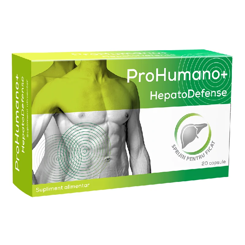 HepatoDefense Prohumano+, 30 Capsule, Ergo Pharma