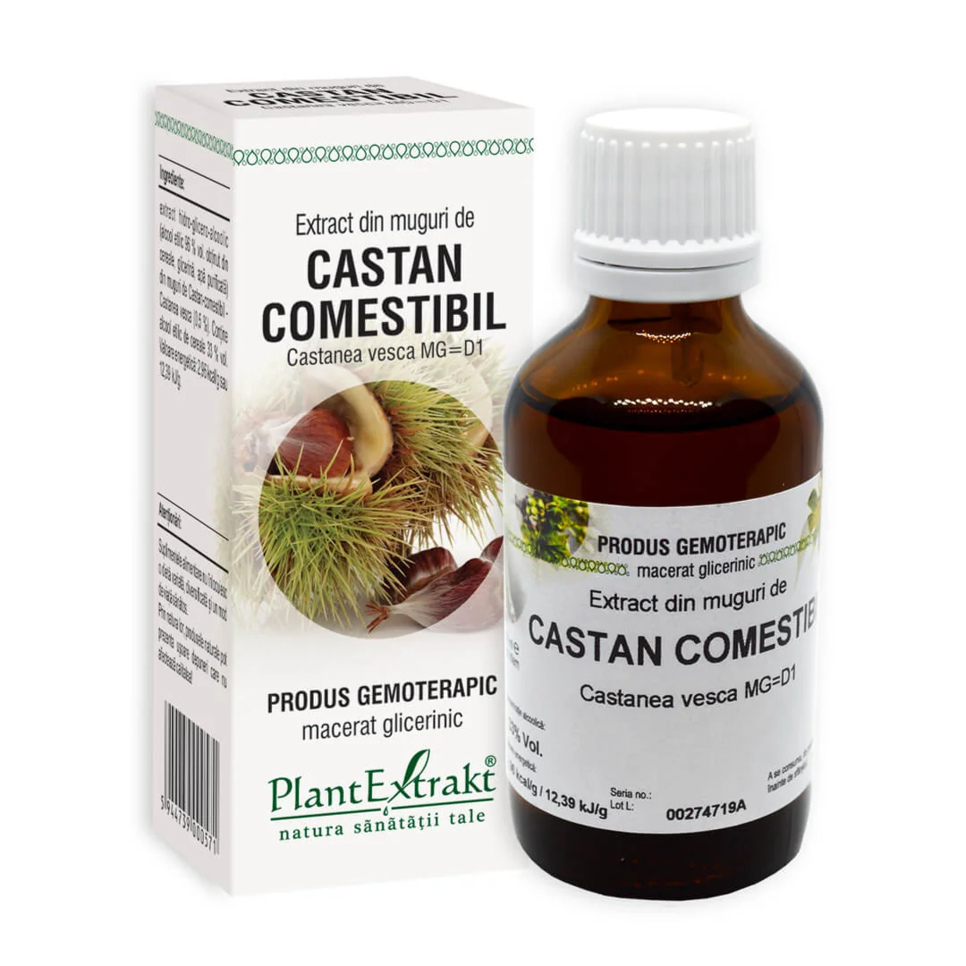 Extract Din Muguri De Castan Comestibil, 50 Ml, Plant Extrakt