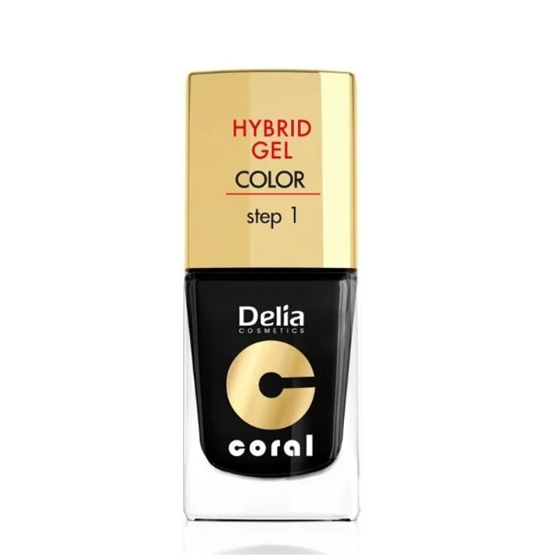 Delia Oja Hybrid Coral Nr. 026 Negru, 11 Ml