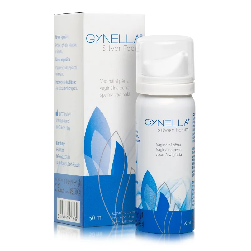 Spuma Pentru Igiena Intima Gynella Silver Foam, 50 Ml, Heaton