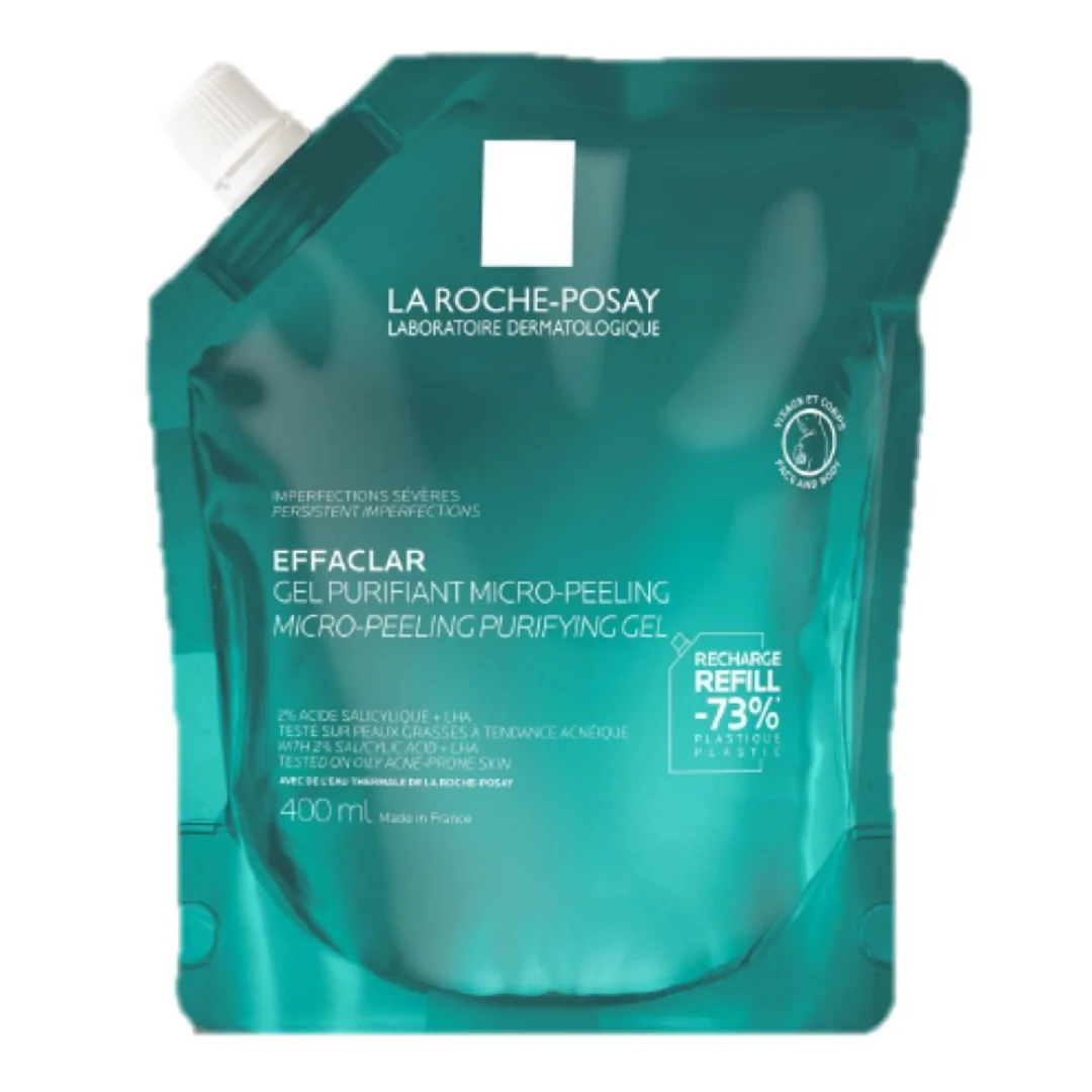 Rezerva Gel De Curatare Micro-Exfoliant Effaclar, 400 Ml, La Roche-Posay
