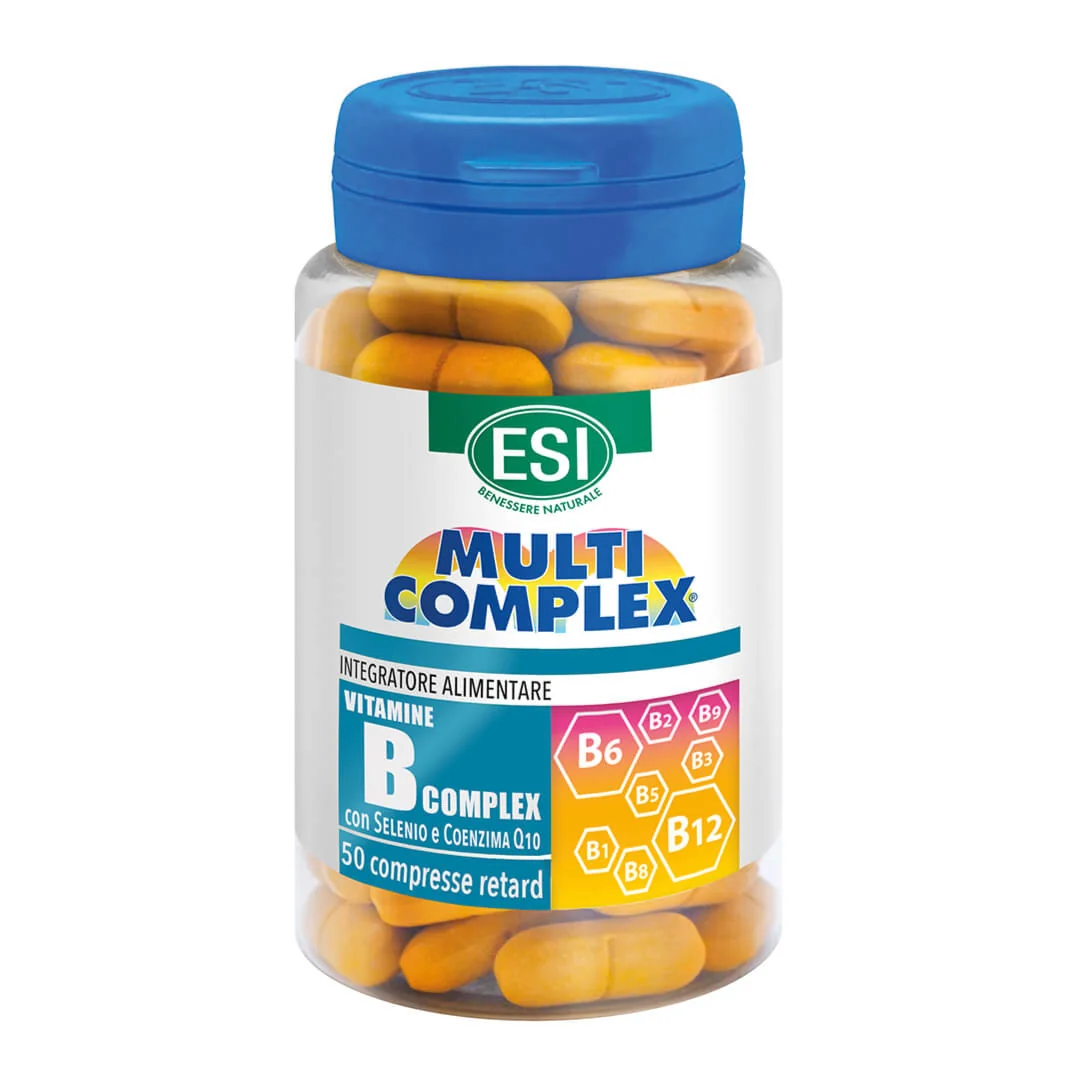 Multicomplex B Complex + Seleniu + Q10, 50 Capsule, Esi