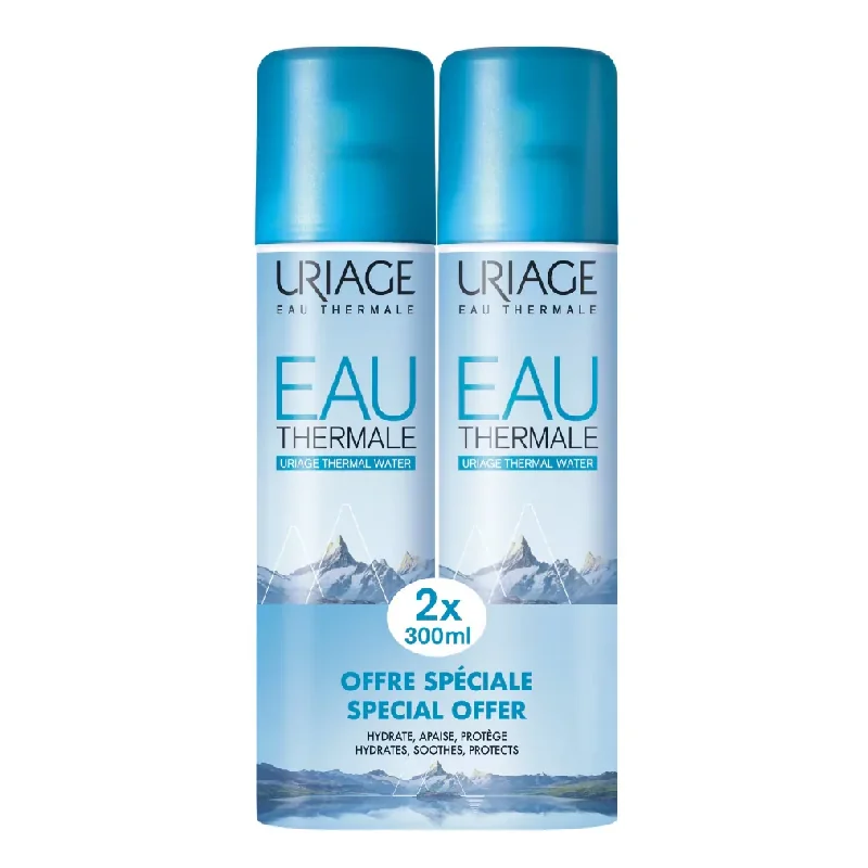 Pachet Apa Termală, 300 Ml + 300 Ml, Uriage