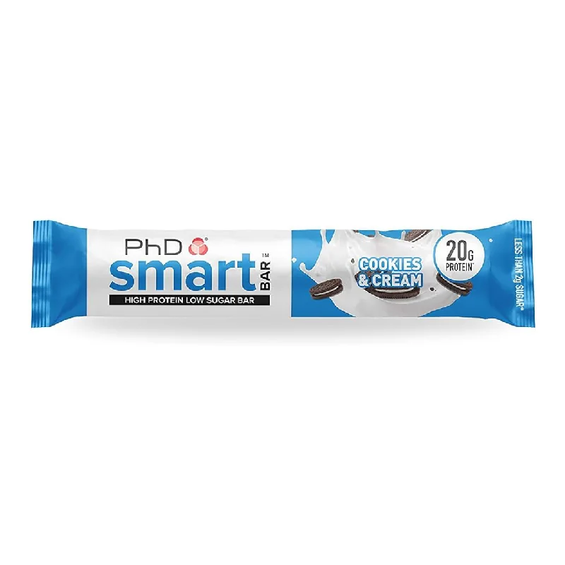 Baton Proteic Smart Bar Cookies & Cream, 64 G, Phd Nutrition
