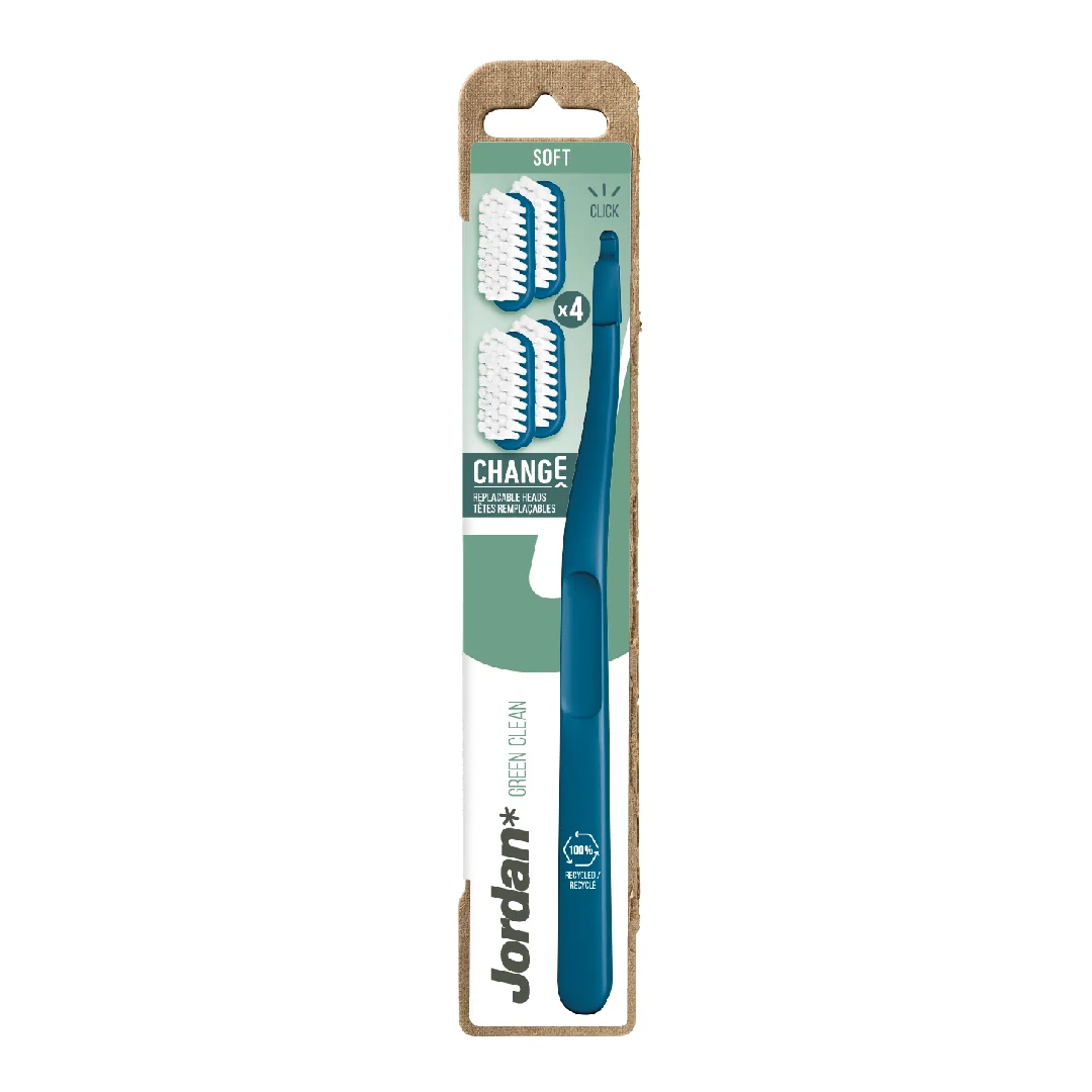 Periuta De Dinti Pentru Adulti Change Green Clean Soft, Culori Variate, Jordan