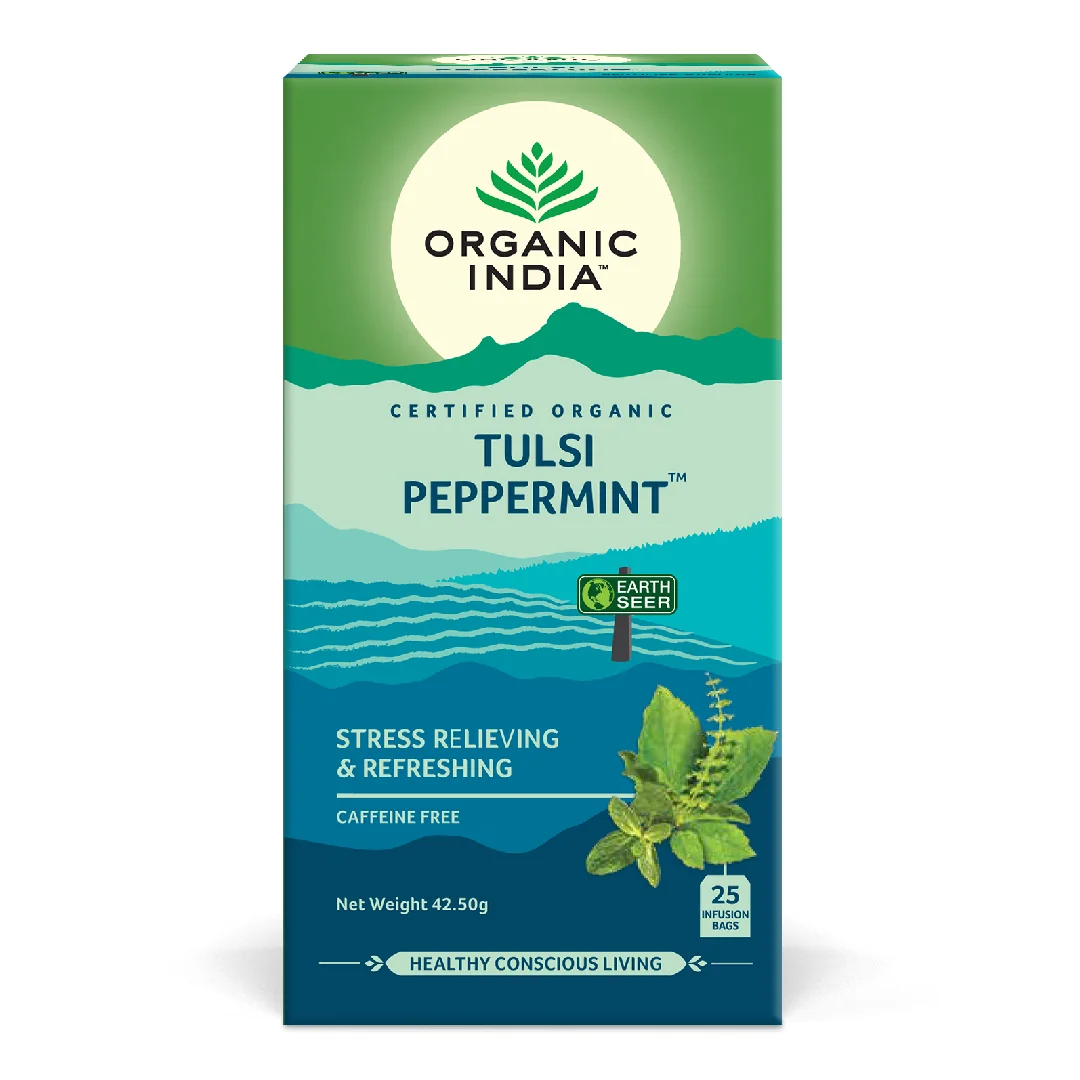 Ceai Tulsi Menta, 25 Plicuri, Organic India
