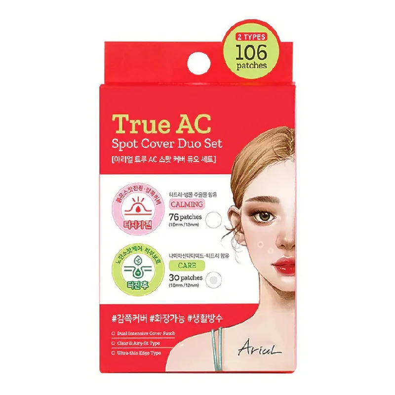 Set Plasturi Cosuri Inainte Si Dupa True Ac Spot Cover Duo, 106 Bucati, Ariul