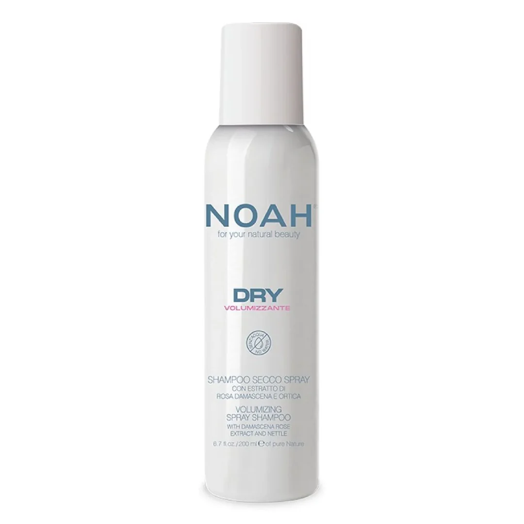 Sampon Uscat Cu Extract De Trandafir De Damasc Si Urzica, Volumizzante Dry, 200 Ml, Noah