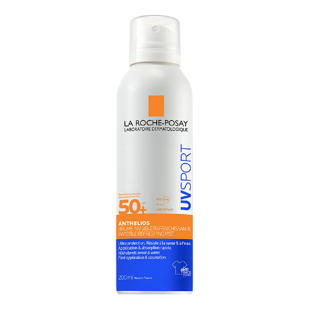 Spray Invizibil Reîmprospătat SPF 50+ Anthelios UVSport, 200 Ml, La Roche-Posay