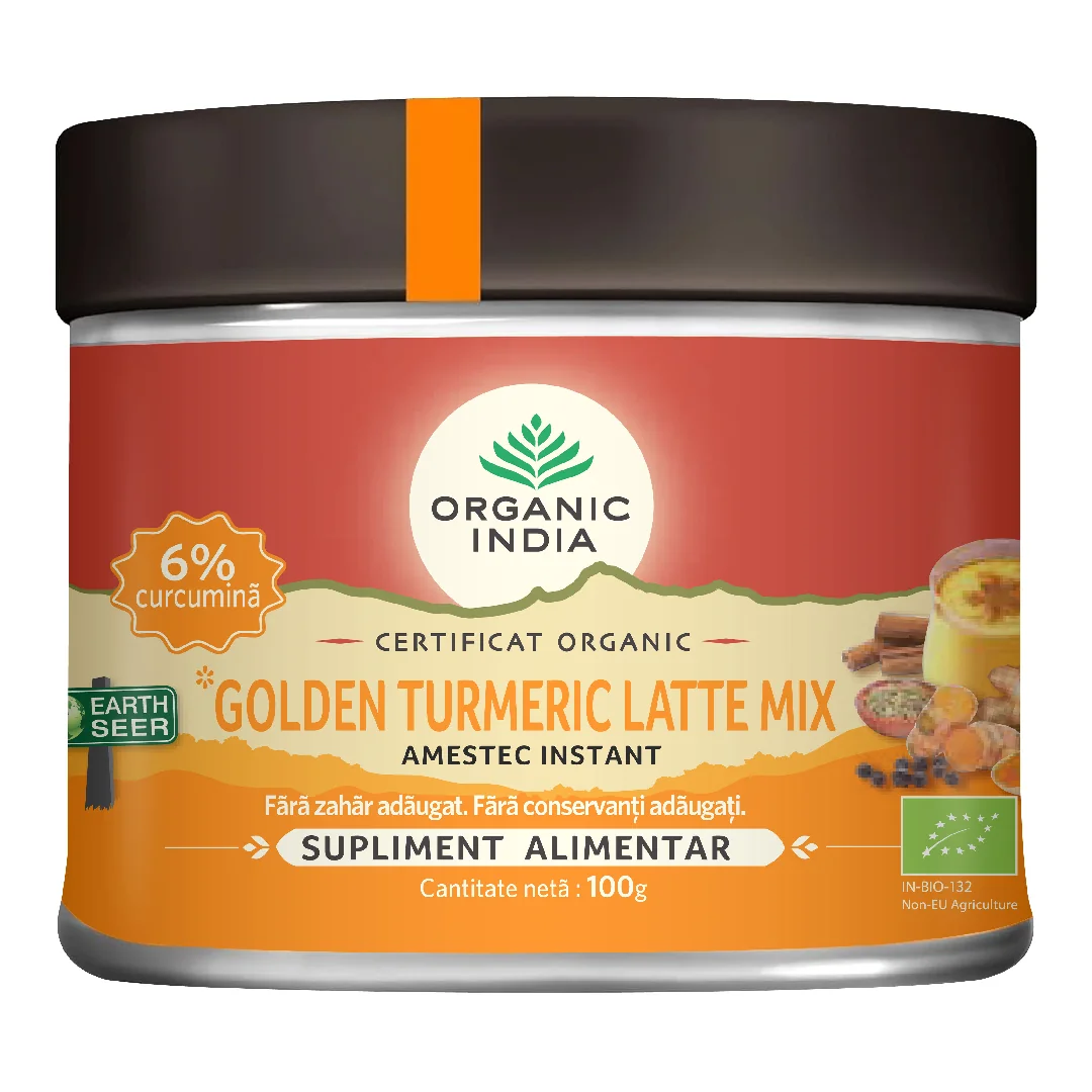 Golden Turmeric Latte Mix 100 g Organic India