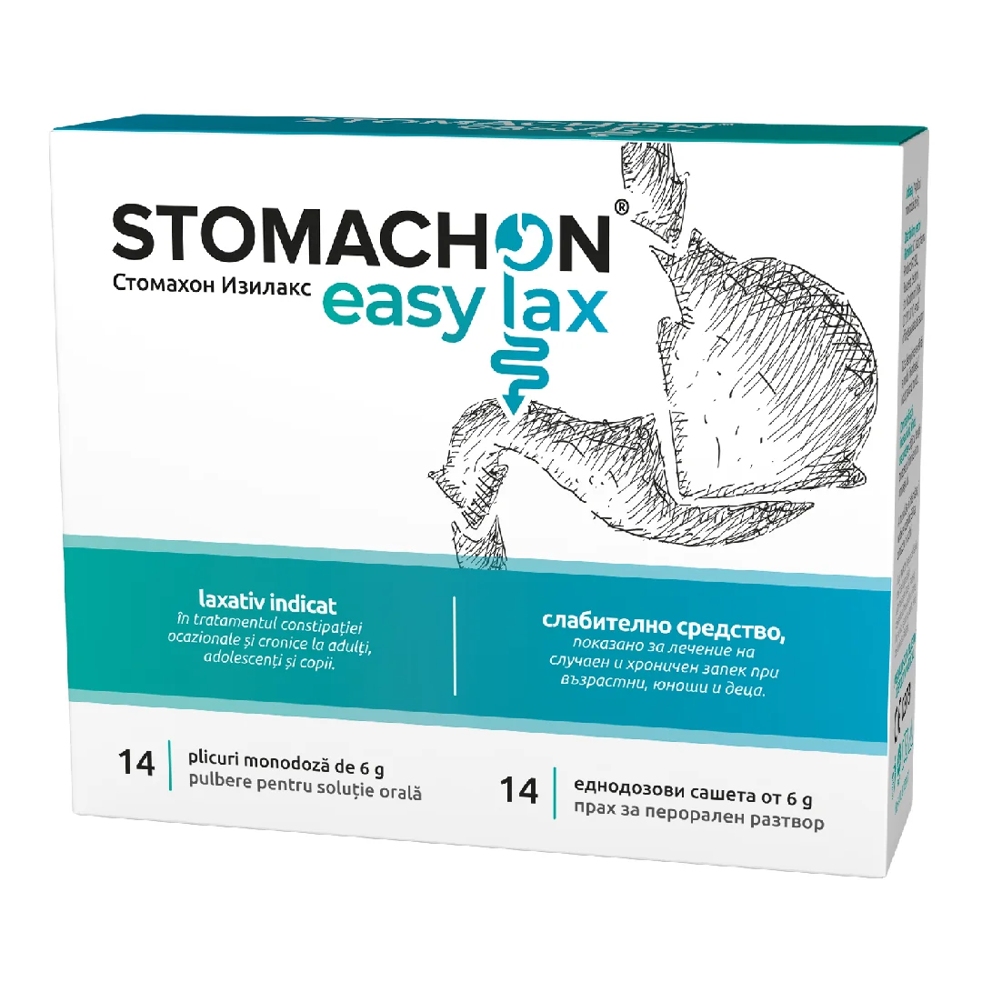 Stomachon Easylax, 14 Plicuri, NaturPharma