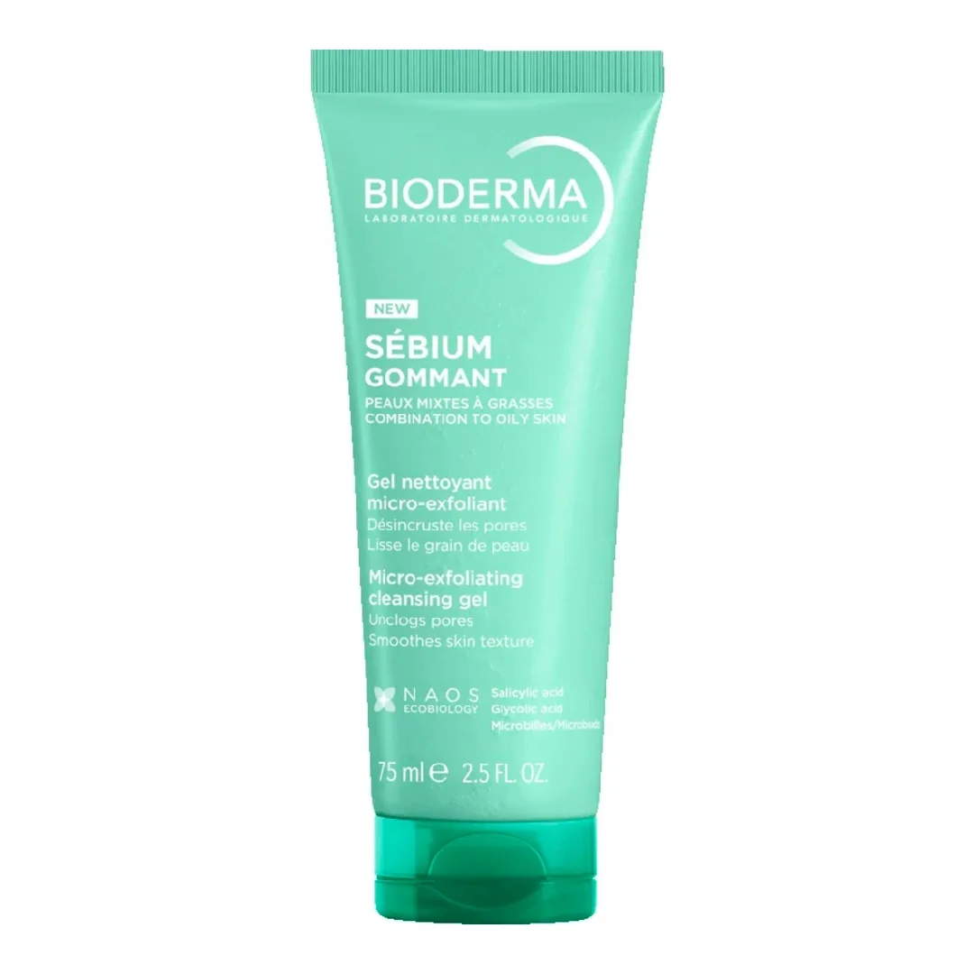 Gel Exfoliant Sebium, 75 Ml, Bioderma