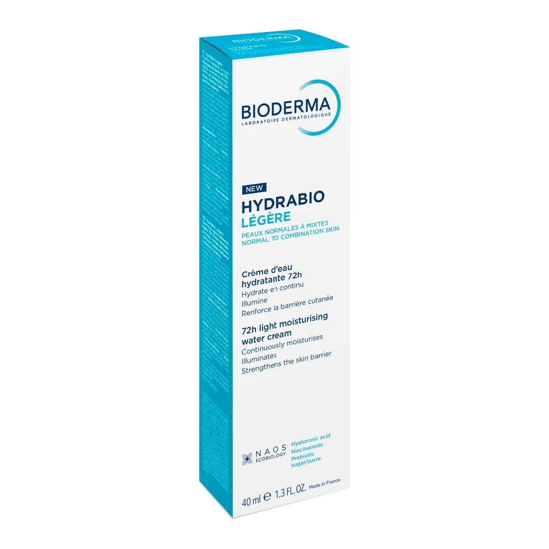 Crema De Fata Pe Baza De Apa Hydrabio Legere, 40 Ml, Bioderma