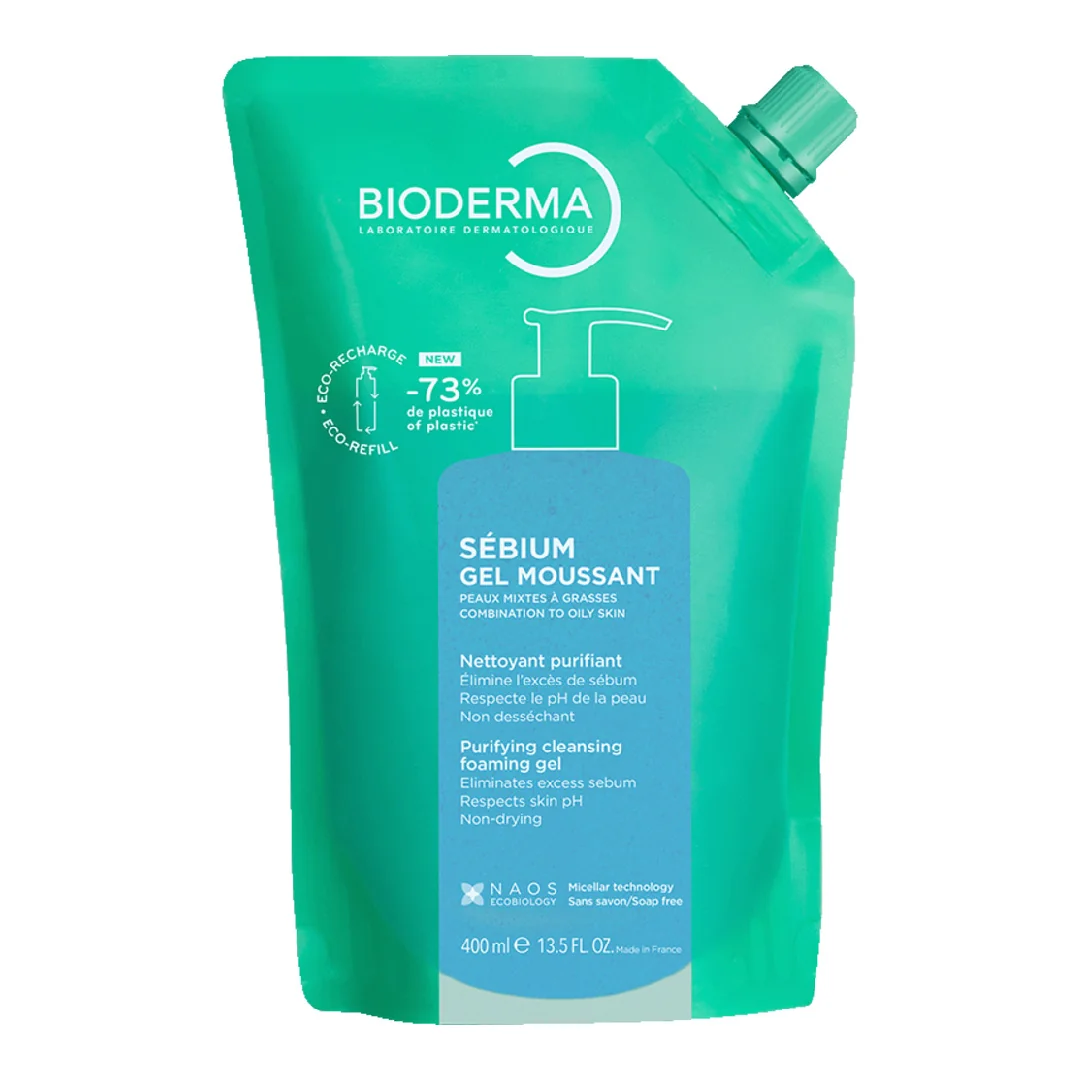 Rezerva Eco Gel Spumant Purifiant Sebium, 400 Ml, Bioderma