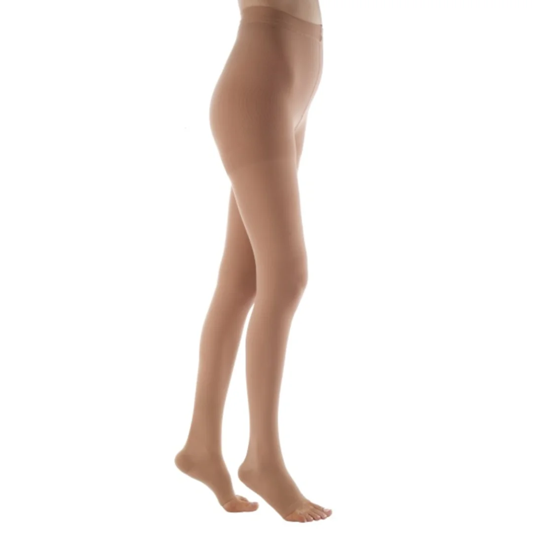 Ciorapi Compresivi Dress Clasa II Rayat - Negru, 3