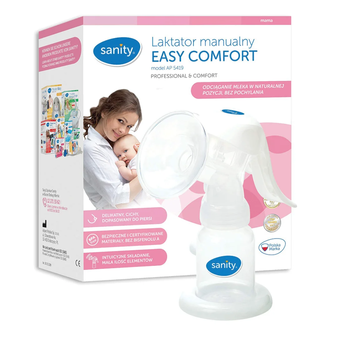 Pompa De San Manuală Cu Clapetă, Sanity Easy Comfort, 120 Ml