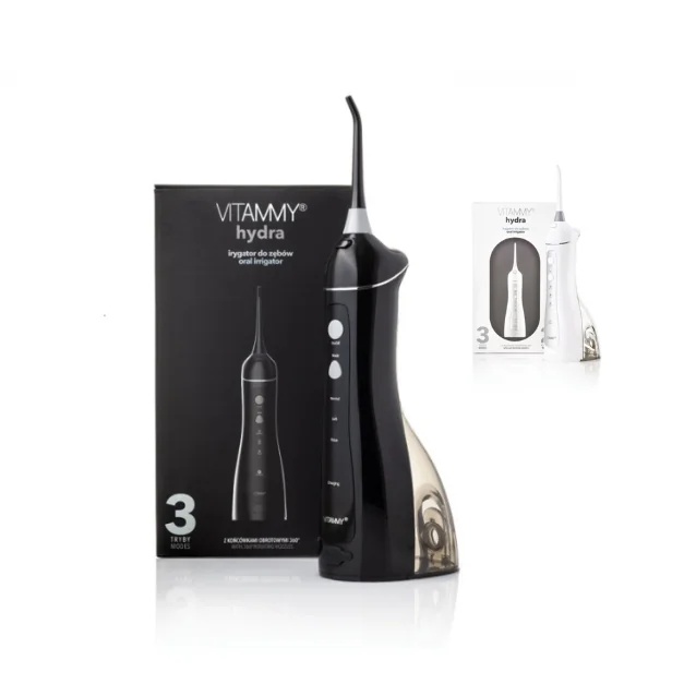 Irigator Oral / Dus Bucal Negru, Vitammy Hydra