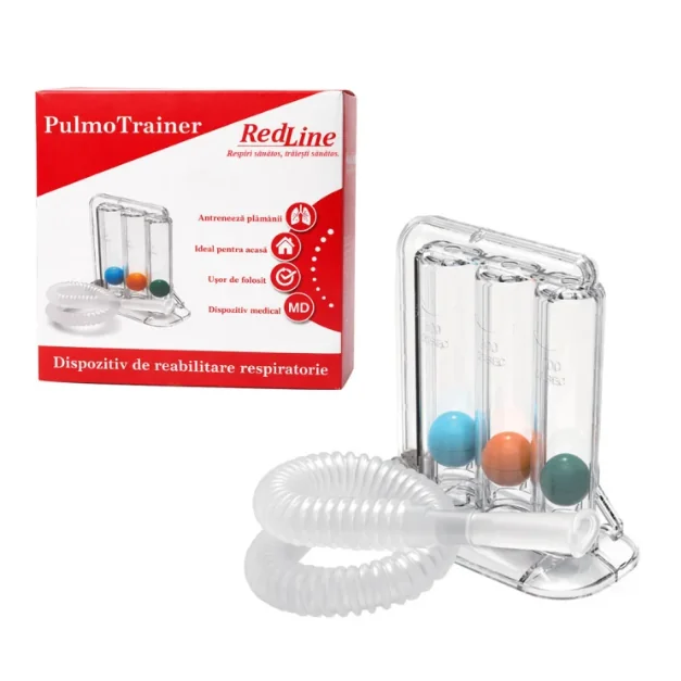 Spirometru Exerciții Respiratorii, Redline PulmoTrainer