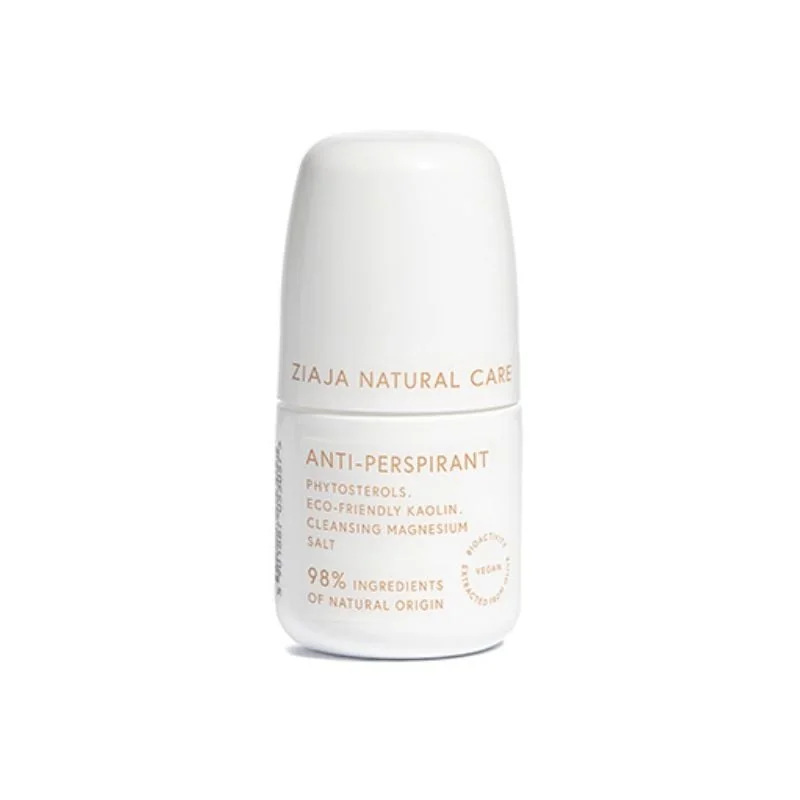 Antipersperspirant Roll-On Fără Săruri De Aluminiu Natural Care, 60 Ml, ZIAJA