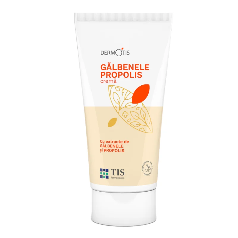 Crema Cu Galbenele Si Propolis Dermotris, 50 Ml, Tis Farmaceutic