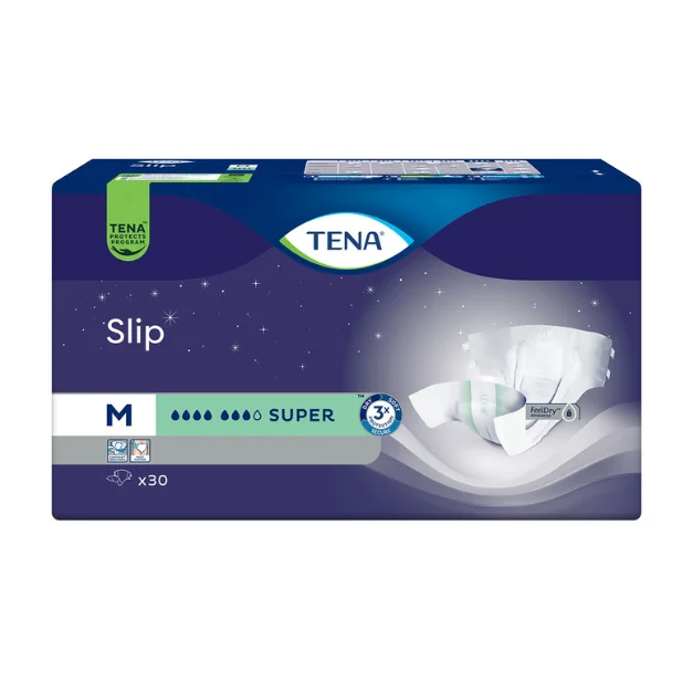 Scutece Pentru Adulti Slip Super Medium 30 Bucati Tena