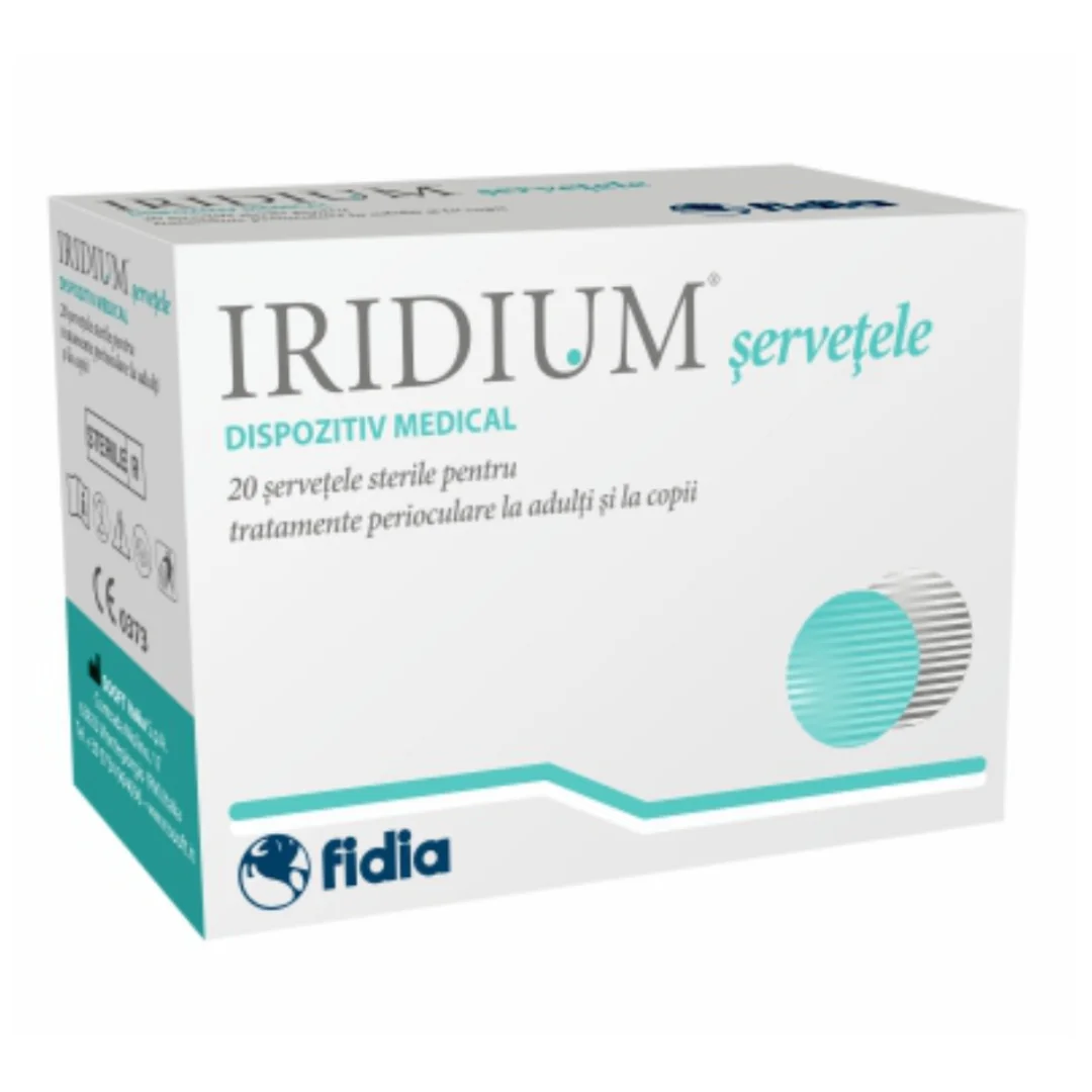Servetele Sterile Iridium, 20 BUCATI, Fidia Farmaceutici