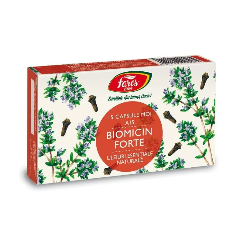 FARES, Biomicin Forte, 15 Capsule Moi