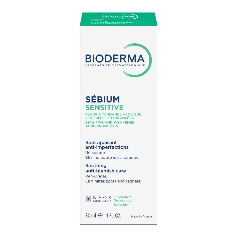 Fluid Calmant Si Hidratare Sebium Sensitive, 30 Ml, Bioderma