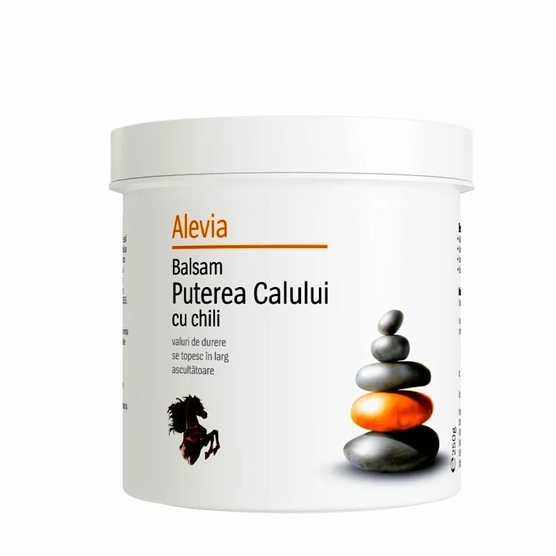 Alevia Balsam Puterea Calului Cu Chili, 250 G