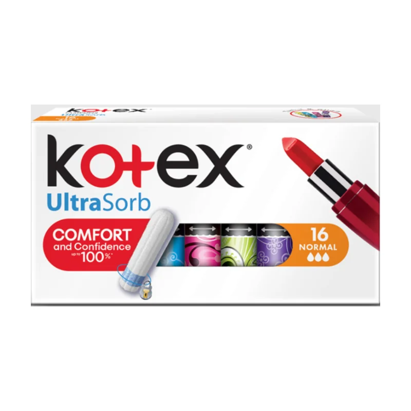 Tampoane Normal Ultrasorb, 16 Bucati, Kotex