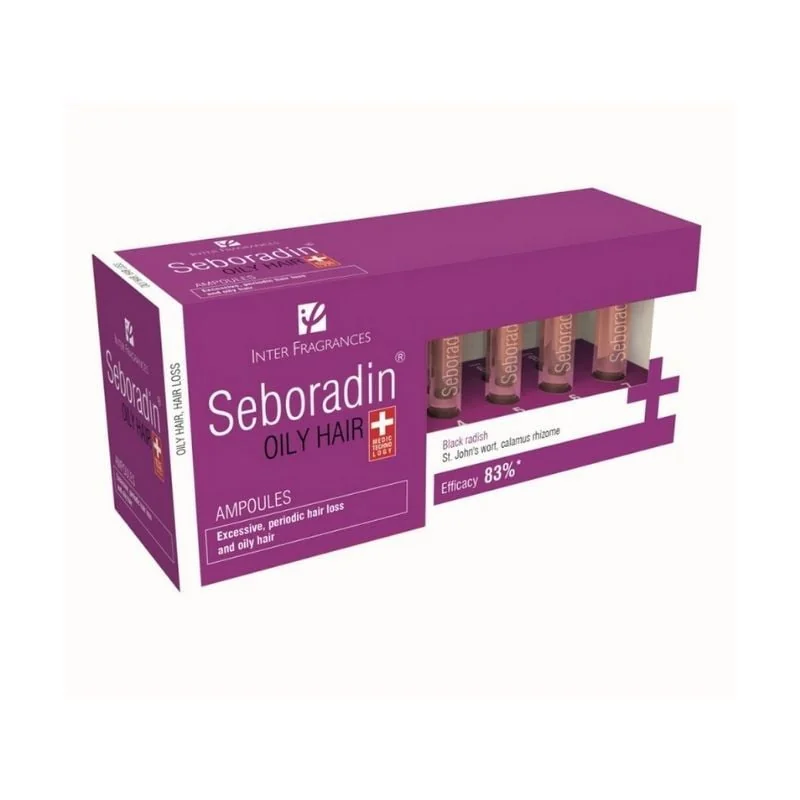 Seboradin Oily Tratament Periodic Pentru Căderea Părului, 14 Fiole* 5.5ml