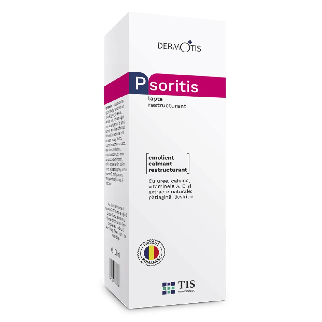 Lapte Restructurant PsoriTIS, 100ml, Tis Farmaceutic