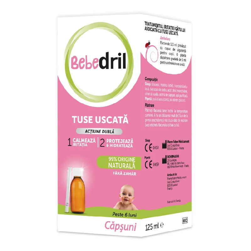 Sirop Bebedril, 125 Ml, Pierre Fabre Healthcare