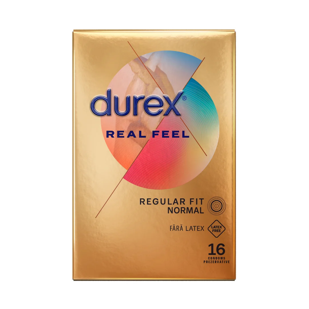Prezervative Real Feel, 16 Bucăți, Durex