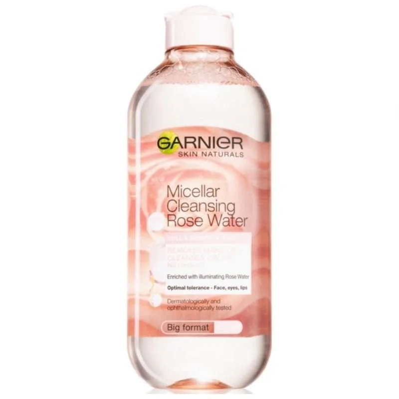 Apa Micelara Imbogatita Cu Apa De Trandafiri Skin Naturals, 400ml, Garnier