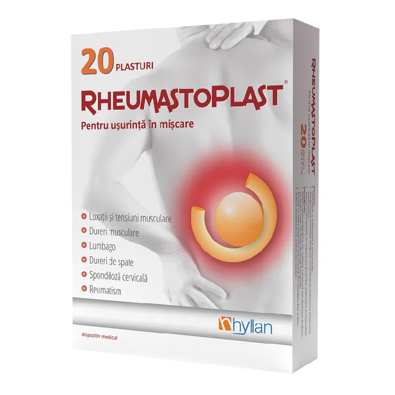 Rheumastoplast, 20 Plasturi, Hyllan