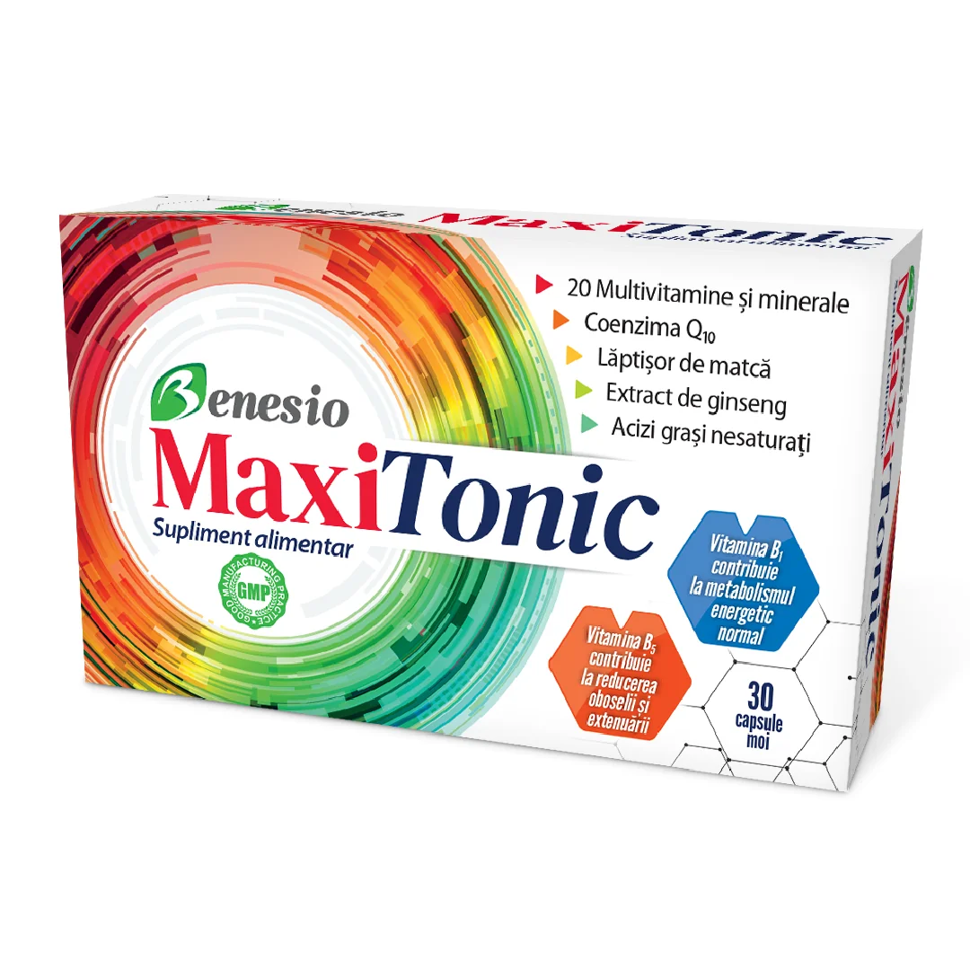 MaxiTonic, 30 Capsule Moi, Benesio