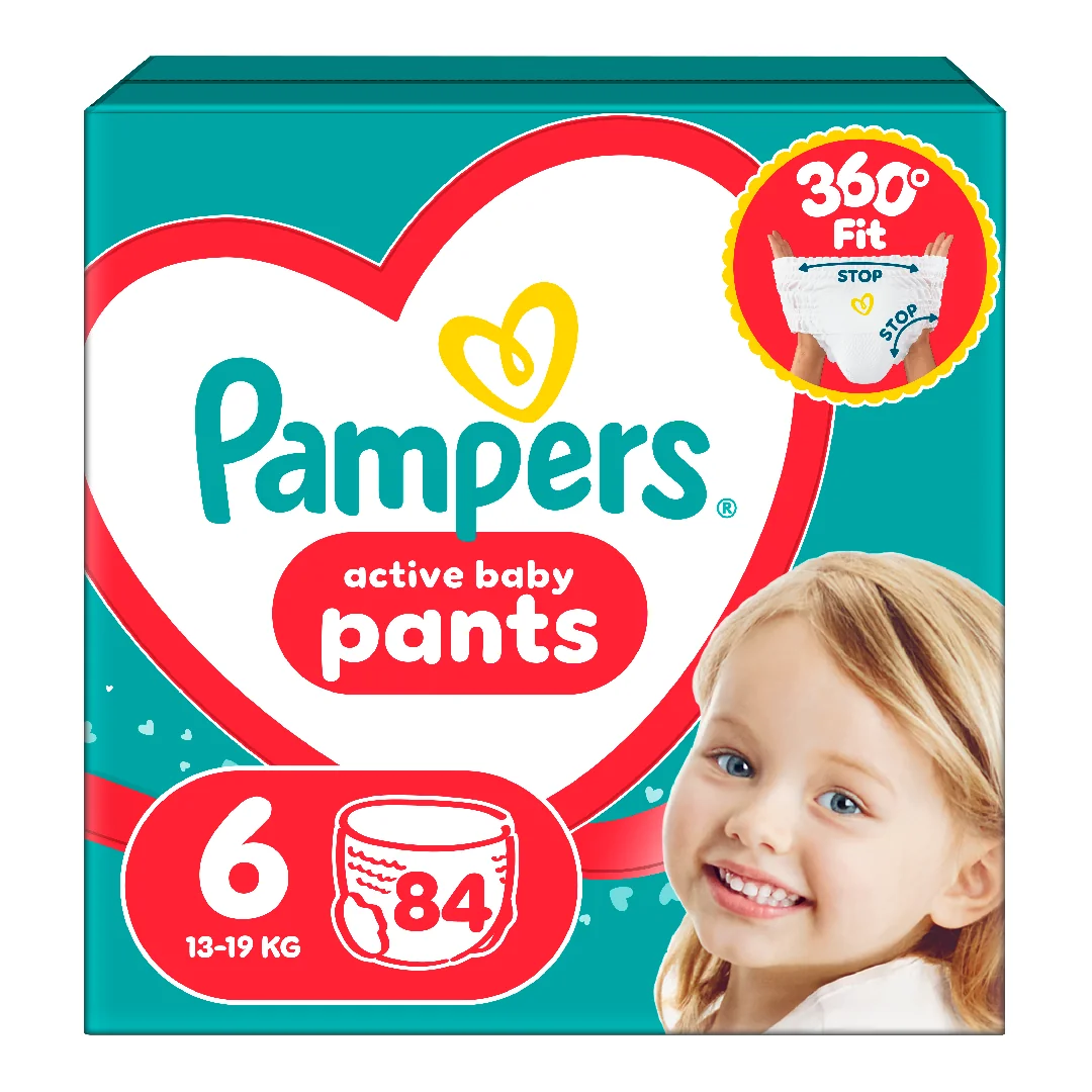Scutece Chilotel Active Baby Pants Nr.6, 13-19 Kg, 84 Bucati, Pampers