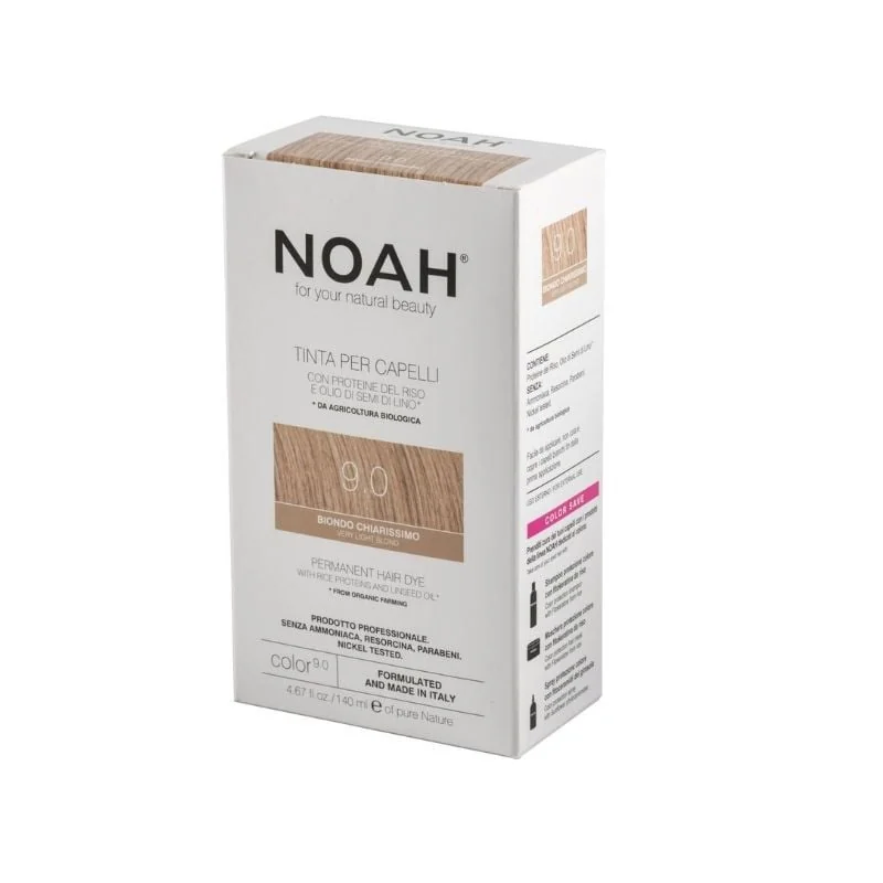 Noah Vopsea De Par Naturala Fara Amoniac, Blond Foarte Deschis (9.0), 140 Ml