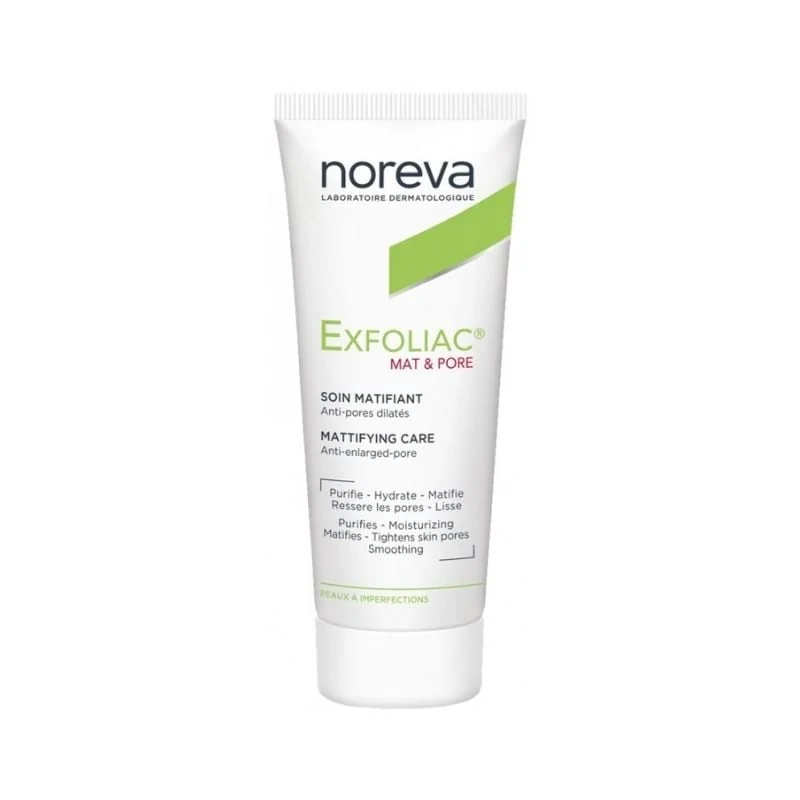 Noreva Exfoliac Mat&Pore Crema Matifianta, 40 Ml