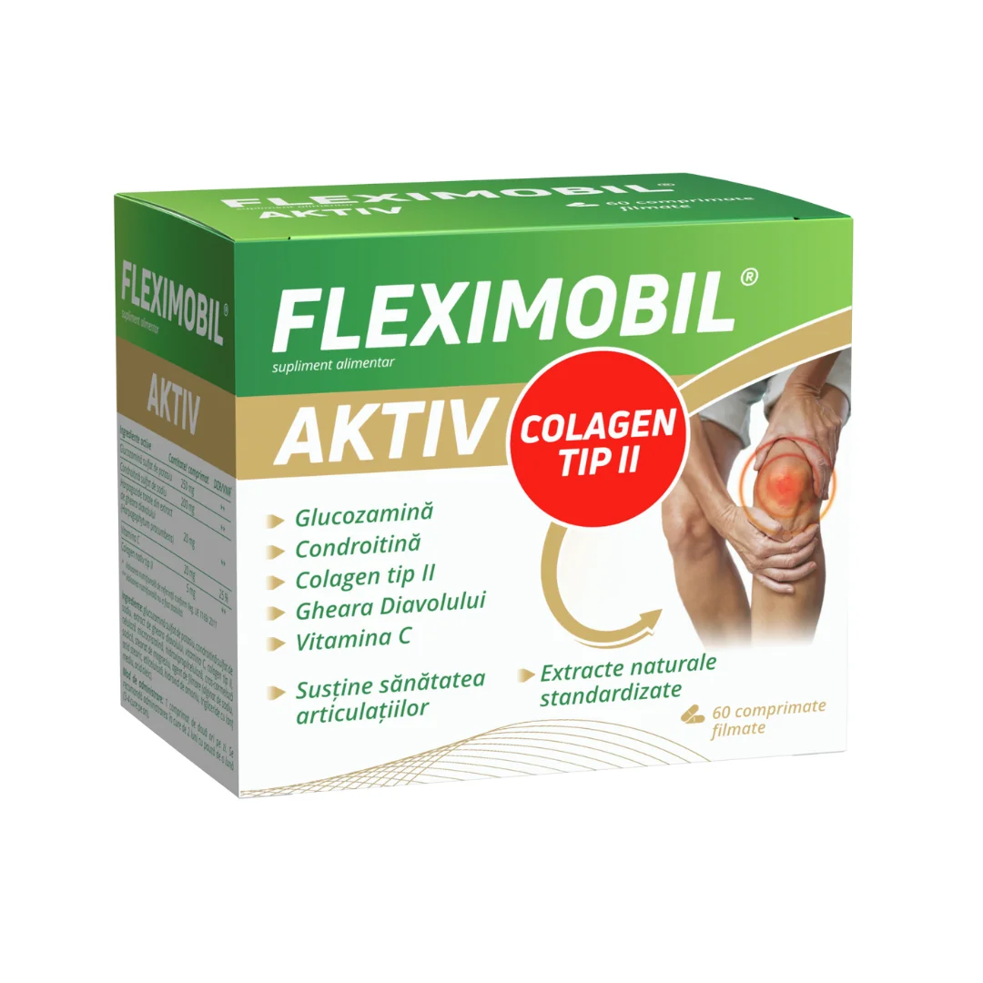 Fleximobil Aktiv, 60 Comprimate Filmate, Fiterman Pharma