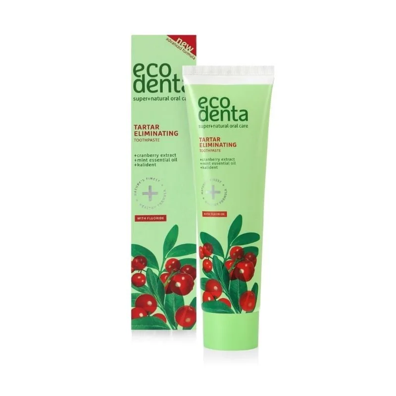 Ecodenta Pasta De Dinti 2 In 1 Anti-Tartru Cu Efect Racoritor 100 Ml